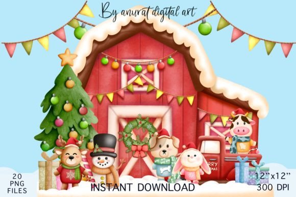 Animal Christmas: Festive Designs for Every Project