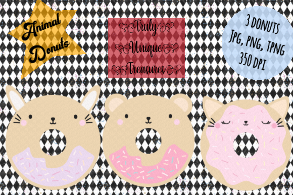 Animal Donuts 2: A Deliciously Playful Font for Creative Brands
