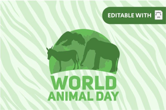 Celebrate Wildlife with Logo World Animal Day - Animal Day #13