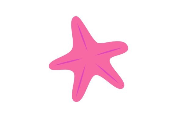 Comic Five Pointed Starfish Animal Vecto: A Splash of Summer Fun
