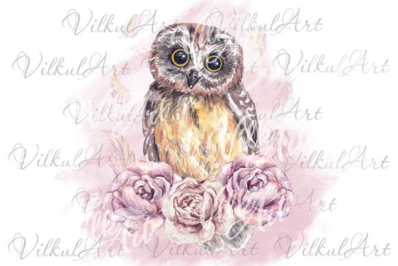 Cute Animal Owl Png Watercolor Clipart: A Designer's Delight