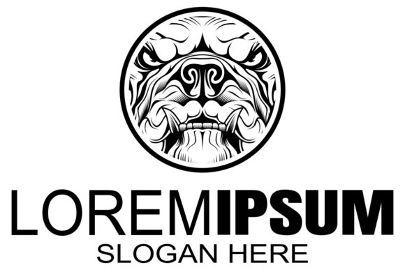 Logo Animal Pet Bulldog Vector: Your Essential Design Template