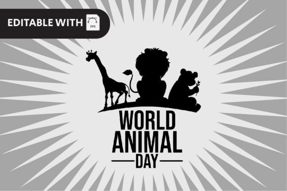 Logo World Animal Day - Animal Day #1: A Design Vector Graphic