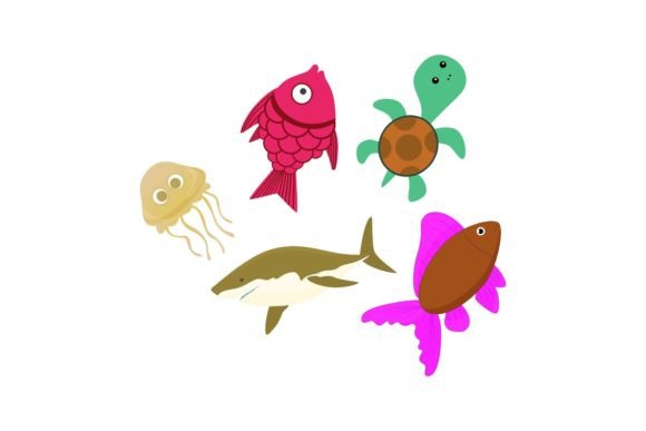 Sea Animal Vector: Versatile Design for Modern Creators